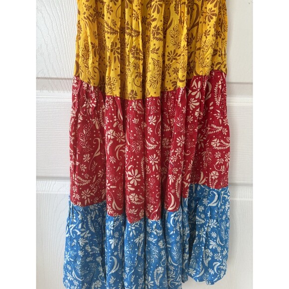 Cool Change Boho Jodi Dress Multicolor Meadow Floral Print Tiered Size XS NWT - Picture 4 of 6